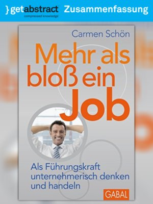 cover image of Mehr als bloß ein Job (Zusammenfassung)